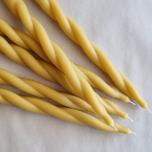 Get Twisted Dinner Tapers - 100% Pure Australian Beeswax